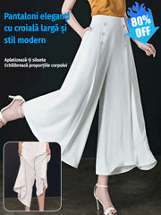 【45% OFF】💖 Fusta drapată de damă la modă, cu picioare largi și talie înaltă【M-5XL】