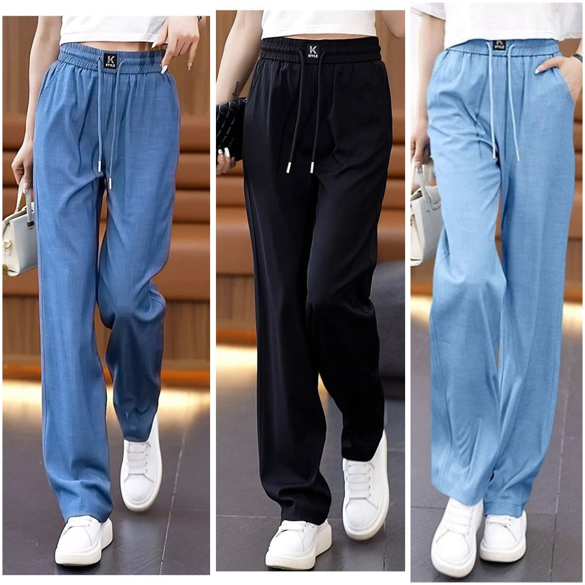 👖2026 noi pantaloni casual cu drapaj moale de înaltă calitate【S-3XL】