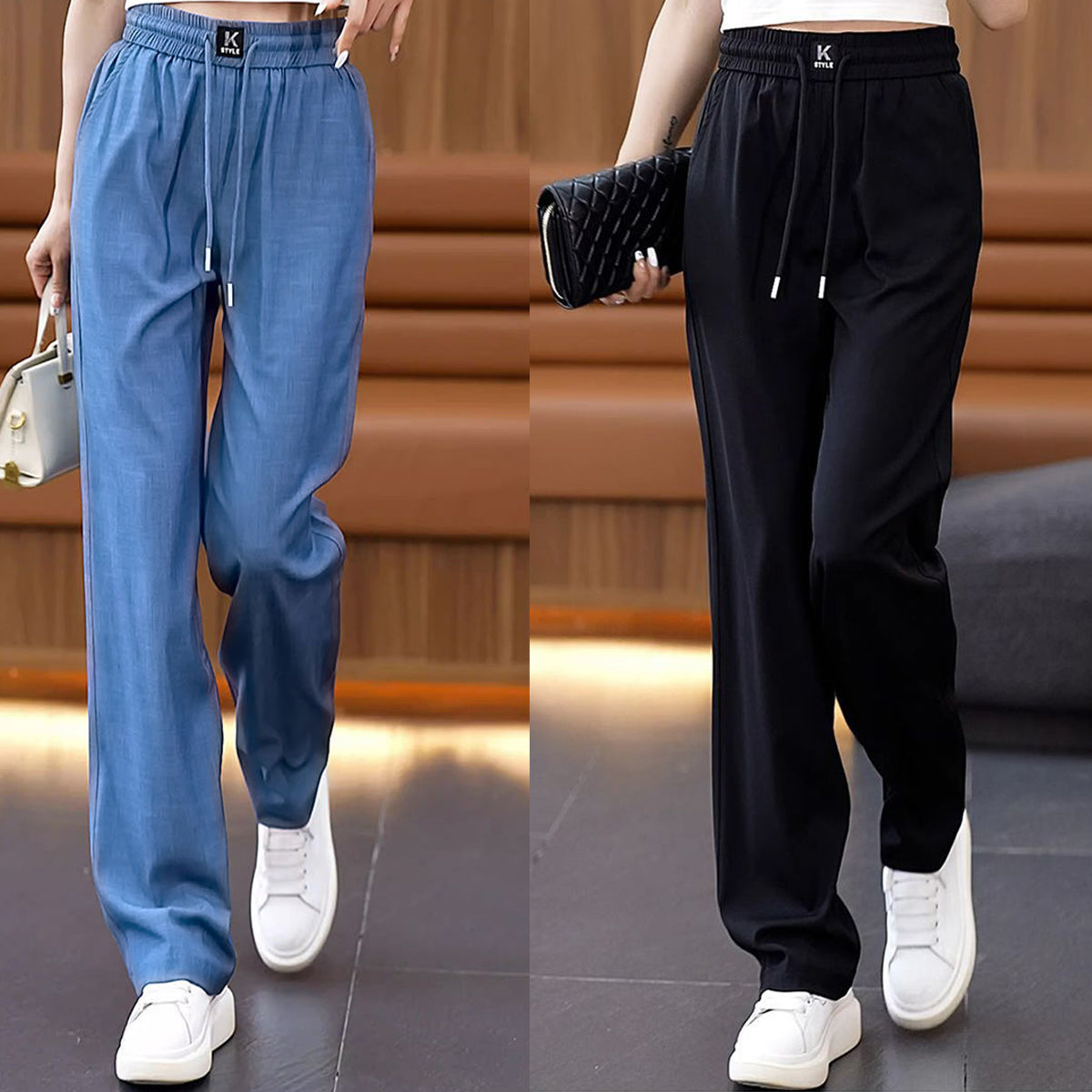 👖2026 noi pantaloni casual cu drapaj moale de înaltă calitate【S-3XL】