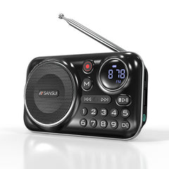 🎁【Ofertă limitată】Player muzical portabil cu radio Bluetooth, poate introduce carduri și unități flash USB